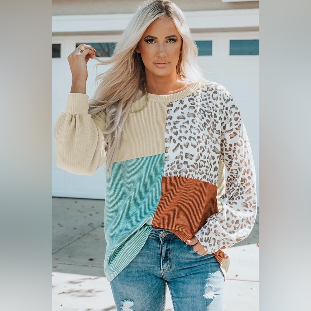 Boutique Color Block long sleeve